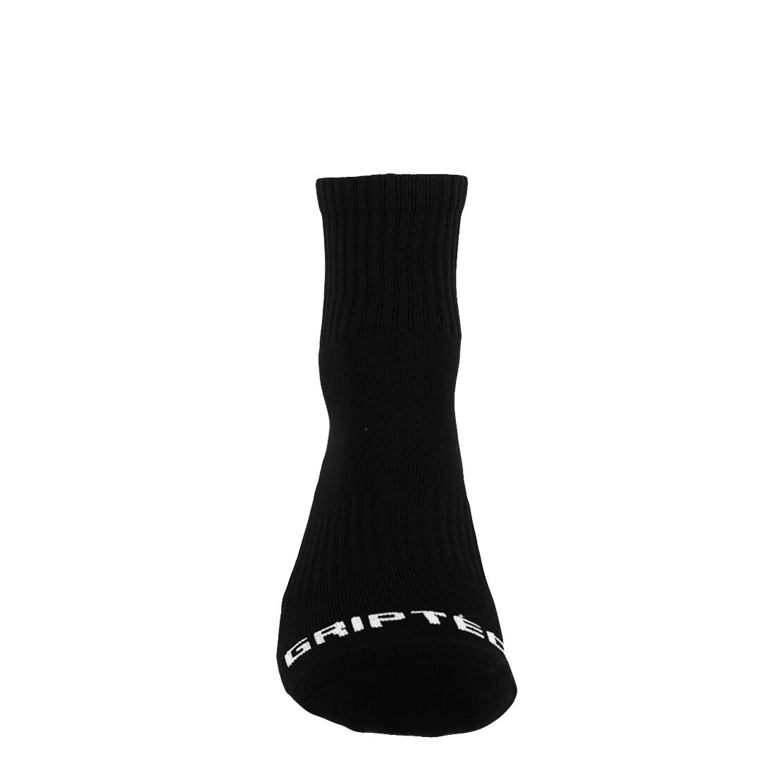 Half Length Grip Socks Black