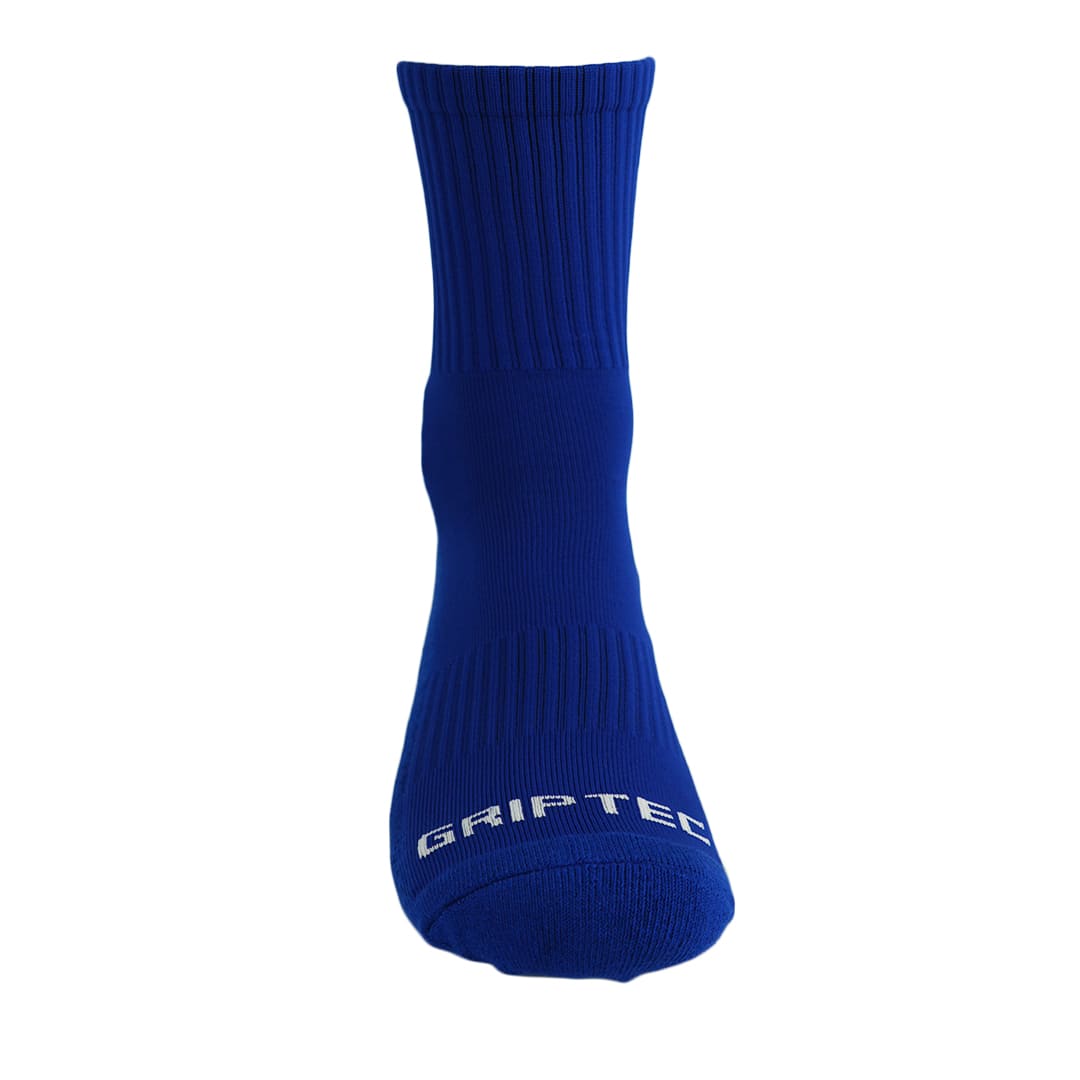 Full Length Grip Socks Blue