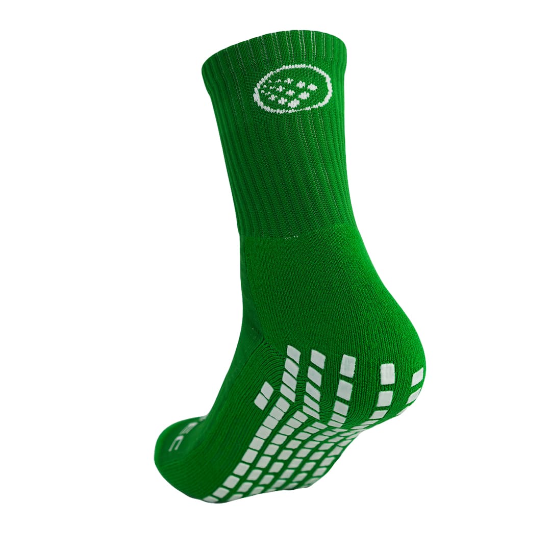 Green grip socks football